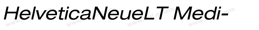 HelveticaNeueLT Medi字体转换